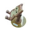 Cute cat-shaped brown phone stand desktop multi-functional support frame creative, simple and practical gift Item Picture
